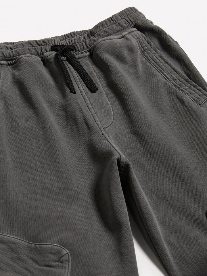 Gray joggers with pockets - boys' trousers - Dark Gray | Sisley Young image number 3